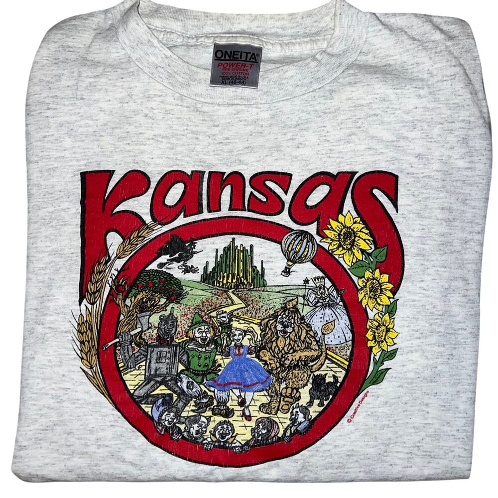 vintage kansas oneita power-t wizard of oz Shirt